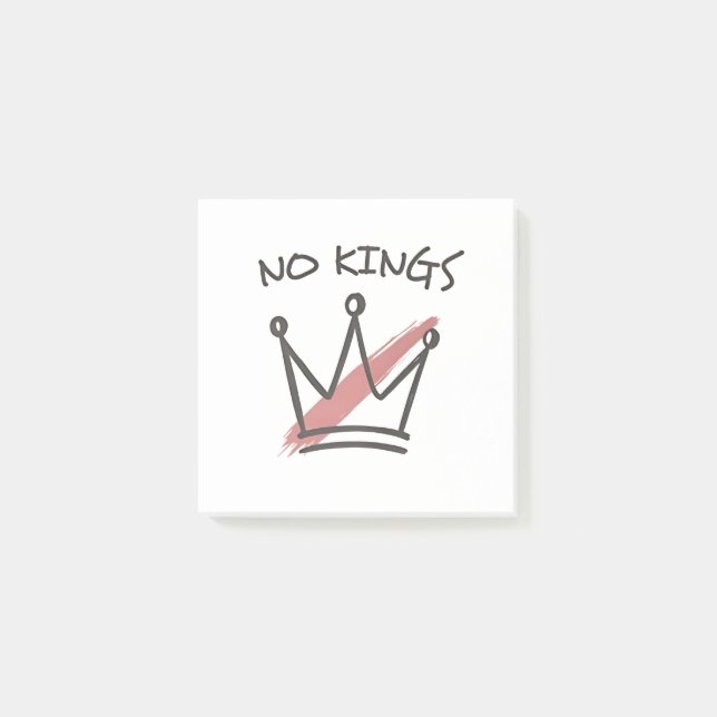 Democracy Has no King Librety Status USA  Post-it Notes (Front)