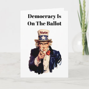 Democracy is on the Ballot 2026 Card