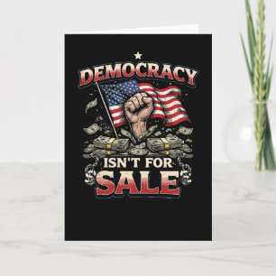 Democracy Isn’t for Sale Holiday Card