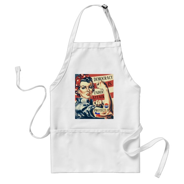Democracy/ Protect It Apron (Front)