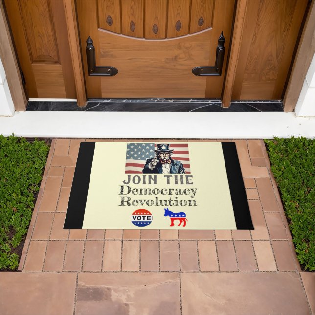 Democracy Revolution Doormat (Outdoor)