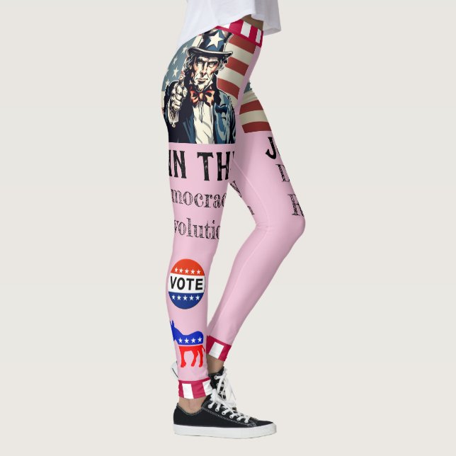 Democracy Revolution Leggings (Right)