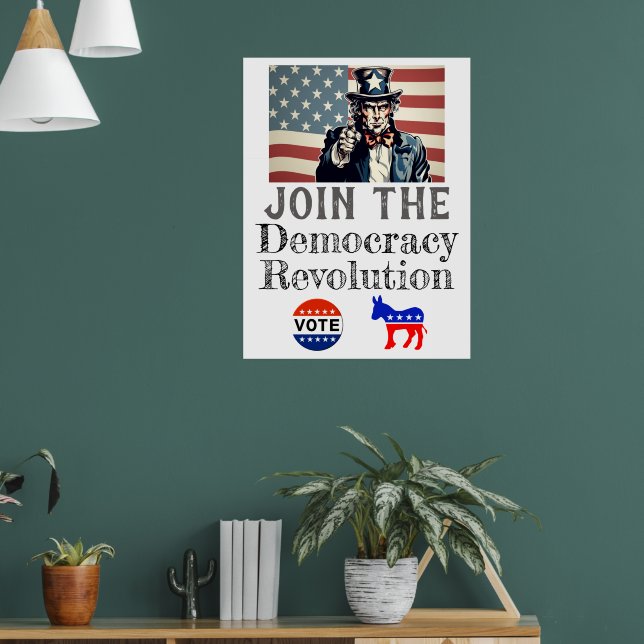 Democracy Revolution Poster (Living Room 1)