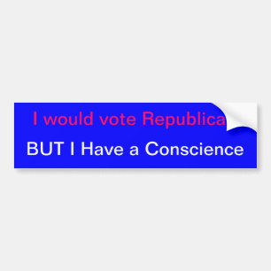 Democrat bumper sticker