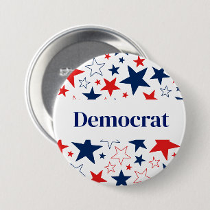 Democrat Button Pin