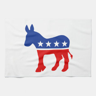 Democrat Donkey American MoJo Kitchen Towels