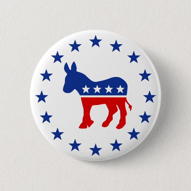 Democrat Donkey Button (Front)