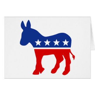 Democrat Donkey Card