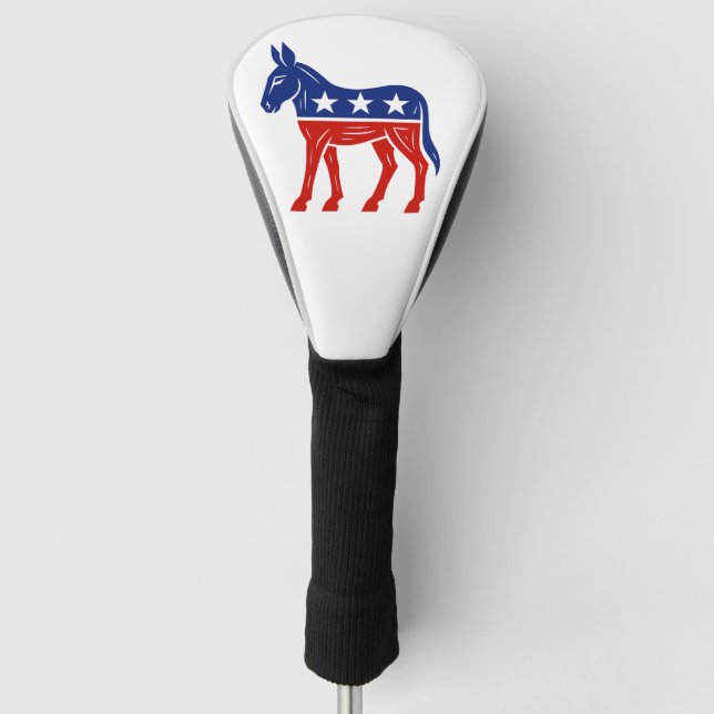 Democrat Donkey Golf Driver Cover (Front)