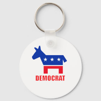 Democrat Donkey Key Ring