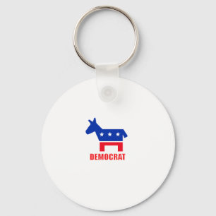 Democrat Donkey Key Ring