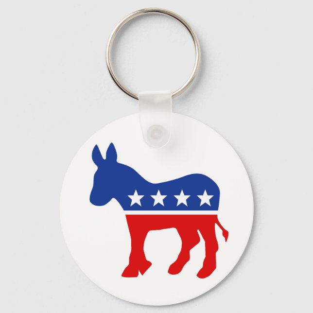 Democrat Donkey Keychain (Front)