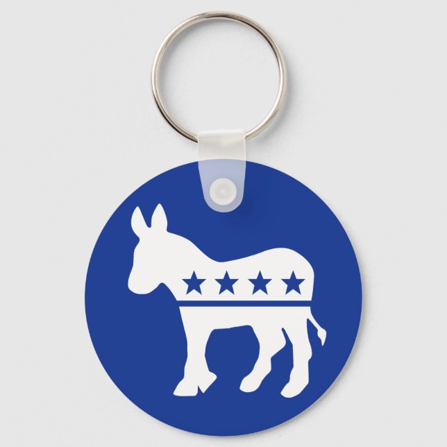 Democrat Donkey Keychain (Front)