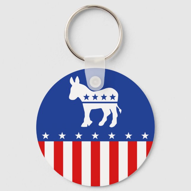 Democrat Donkey Keychain (Front)