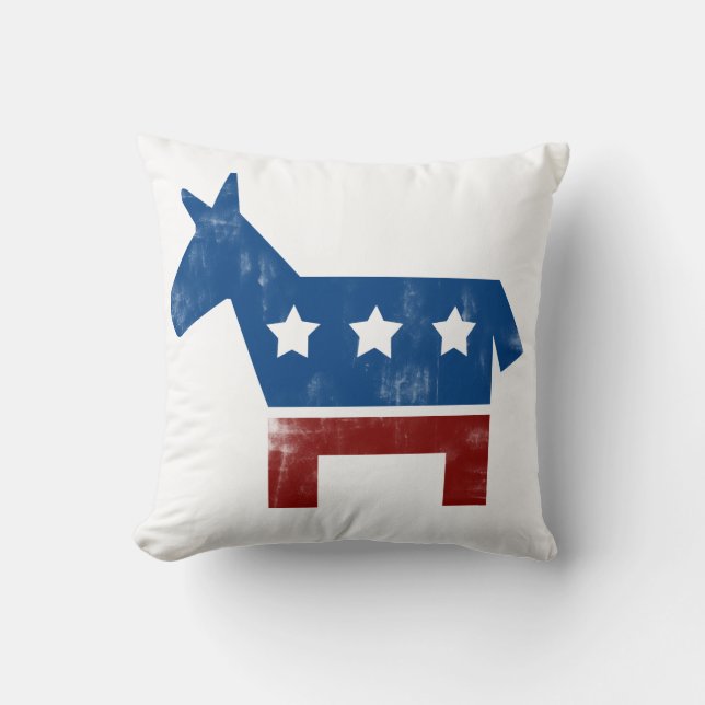 Democrat Donkey logo Cushion (Front)