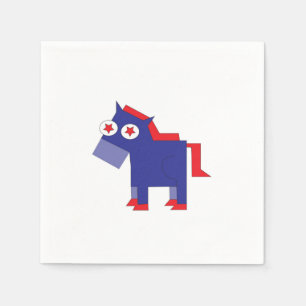 Democrat Donkey Napkin