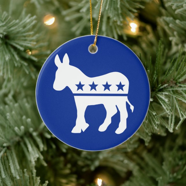 Democrat Donkey Ornament (Tree)