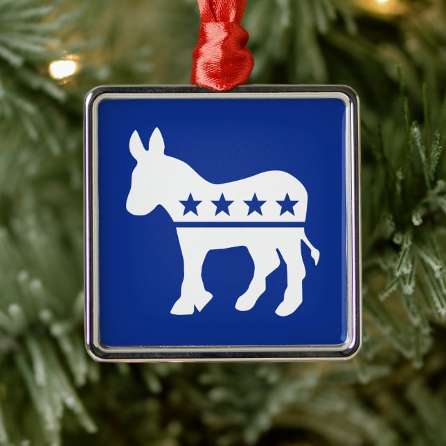 Democrat Donkey Ornament (Tree)