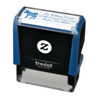 Democrat Donkey Political Blue Return Address