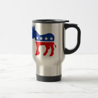 Democrat Donkey Travel Mug