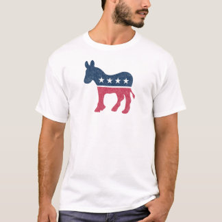 Democrat Donkey Vintage Distressed T-Shirt