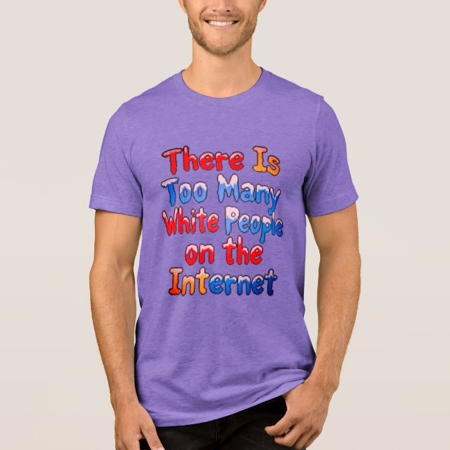 DEMOCRAT INTERNET Tri-Blend SHIRT (Front)