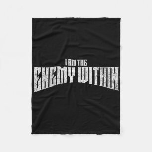 Democrat Kamala Harris Enemy Within Anti-trump Lef Fleece Blanket