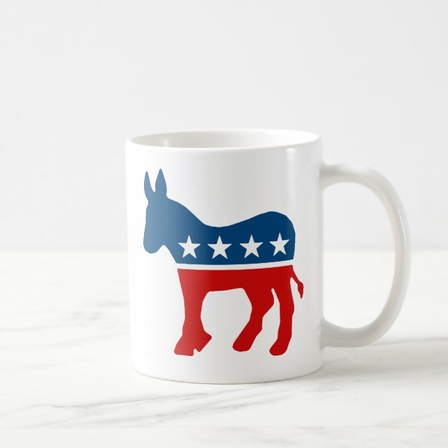 DEMOCRAT LOGO COFFEE MUG (Right)