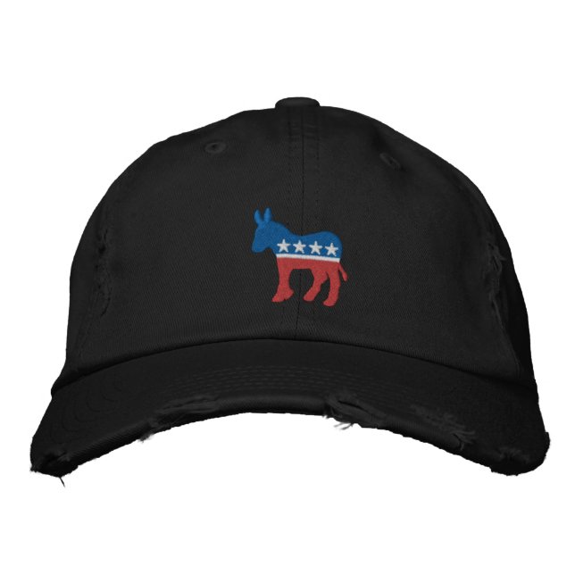 Democrat Logo Embroidered Hat (Front)