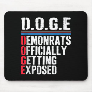 Democrat Officially Getting Exposed Trump 2025 Tan Mouse Mat