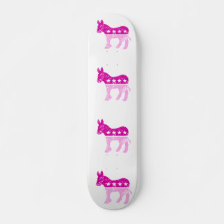 Democrat Original Donkey Distressed Pink Skateboard