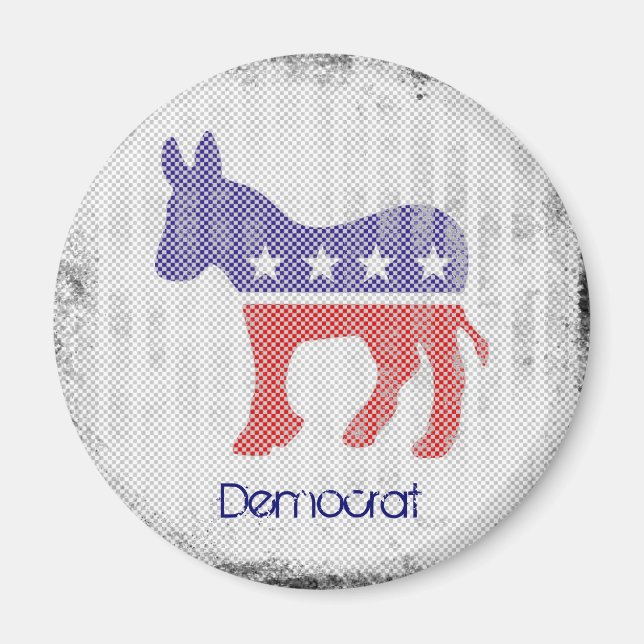 Democrat Party Donkey Magnet (Front)