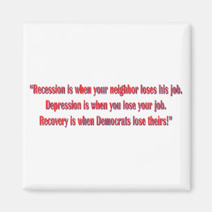 Democrat-Reccesion Magnet