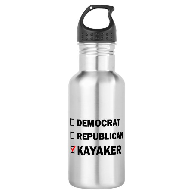 Democrat Republican Kayaker 532 Ml Water Bottle (Front)