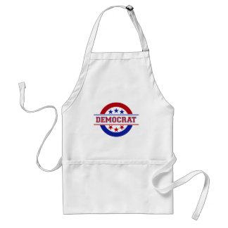 Democrat Stamp Logo Red Standard Apron
