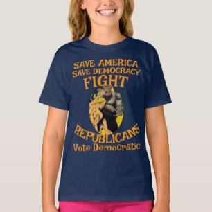 DEMOCRAT ZL X1 KP PARTY VOTE ELECTION COST TEE