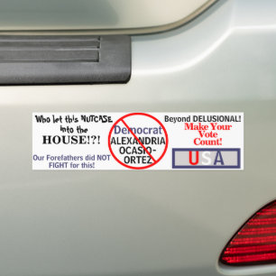 Democratic Alexandria Ocasio-Cortez Bumper Sticker