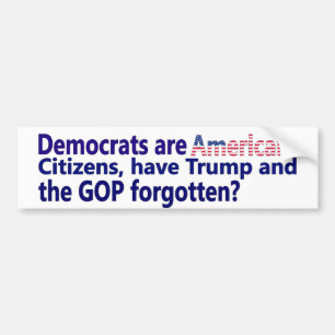 Democratic Citizen Bumper Sticker