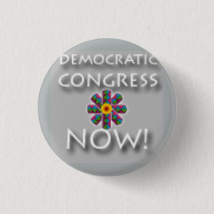 Democratic Congress Now Party Logo 3 Cm Round Badge