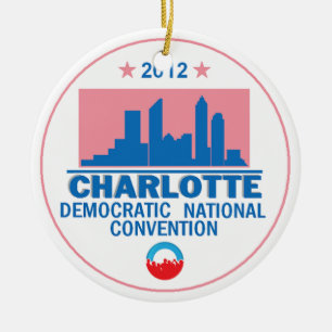 Democratic Convention Ceramic Tree Decoration