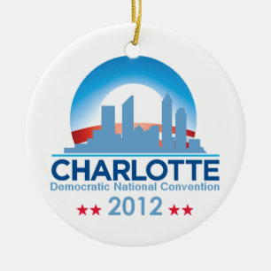 Democratic Convention Ceramic Tree Decoration