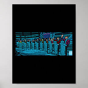 Democratic Dete Increases Trump Support Pop Art Sh Poster