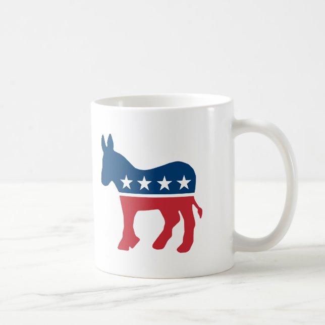 Democratic Donkey Coffee Mug (Right)
