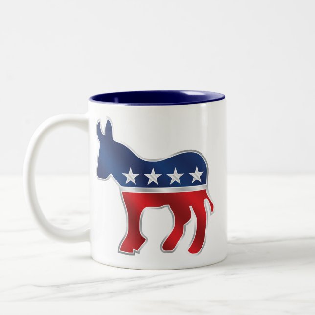 Democratic Donkey Coffee Mug (Left)