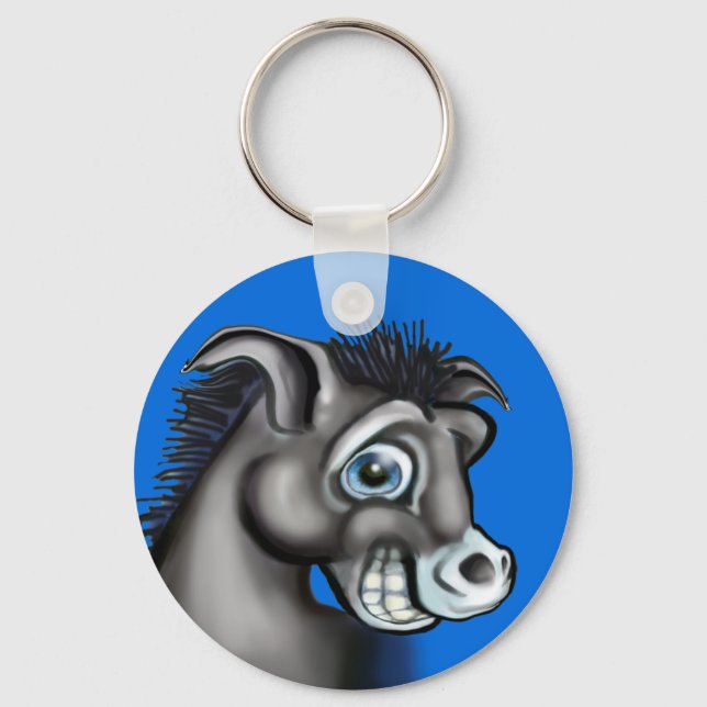 Democratic Donkey Key Ring (Front)