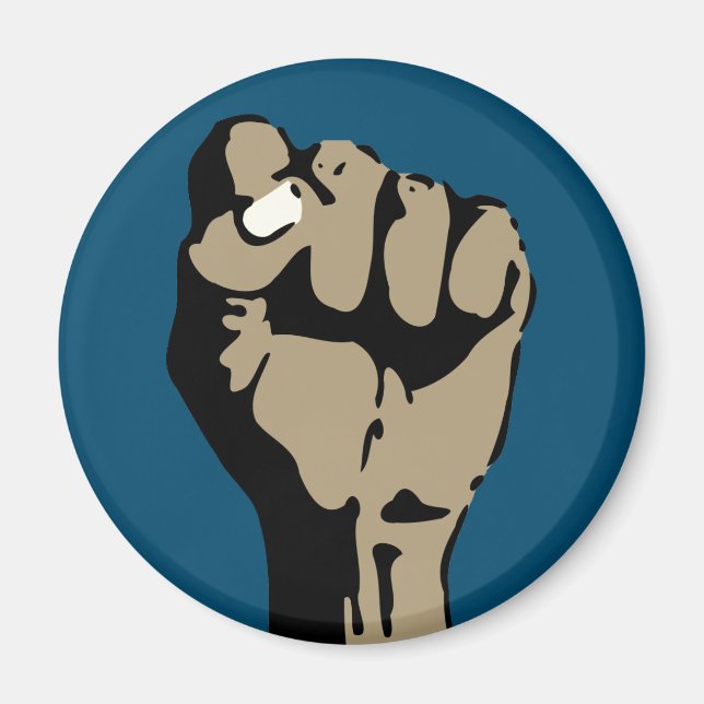 democratic fist magnet (Front)