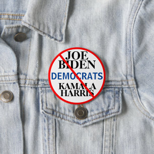 Democratic Party Biden Harris 7.5 Cm Round Badge