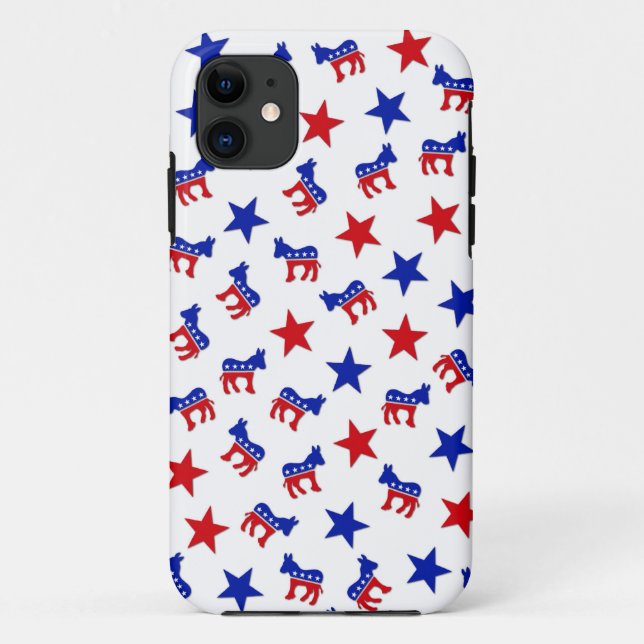 Democratic Party Collage Case-Mate iPhone Case (Back)