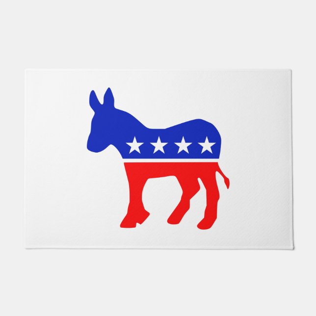 Democratic Party Donkey Doormat (Front)