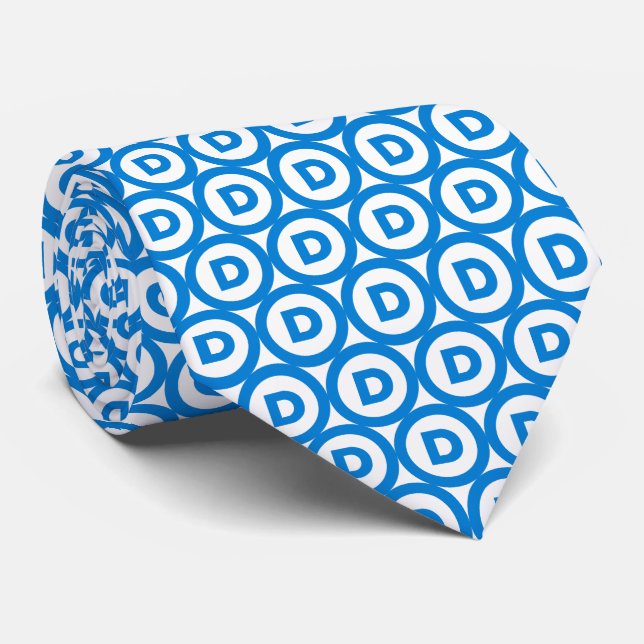 Democratic Party Logo Tie (Rolled)